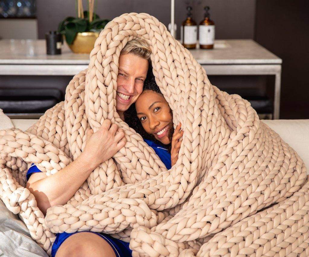 Knitted Weighted Blanket Knitted Weighted Blanket - Koala Comforts