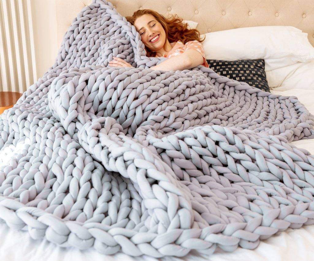 Knitted Weighted Blanket Knitted Weighted Blanket - Koala Comforts