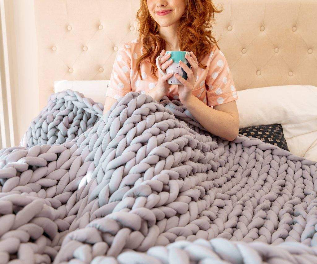 Knitted Weighted Blanket Knitted Weighted Blanket - Koala Comforts