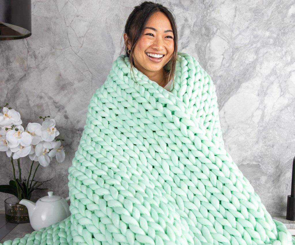 Knitted Weighted Blanket Knitted Weighted Blanket - Koala Comforts