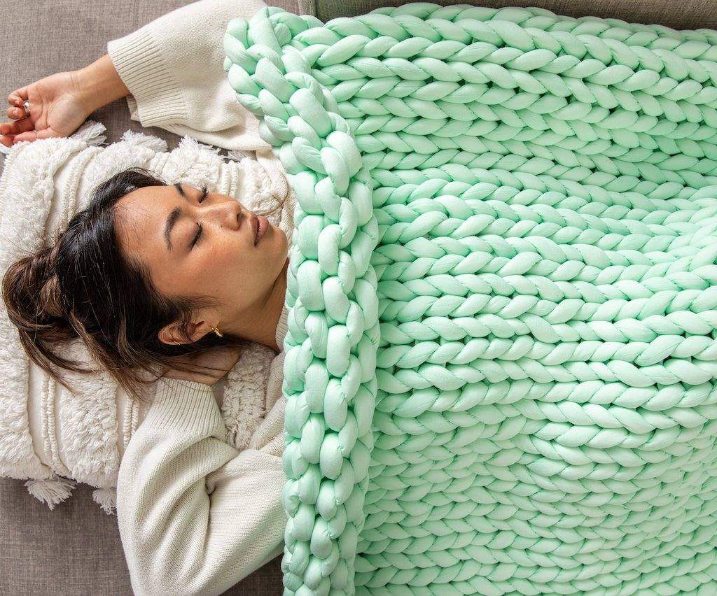Knitted Weighted Blanket Knitted Weighted Blanket - Koala Comforts