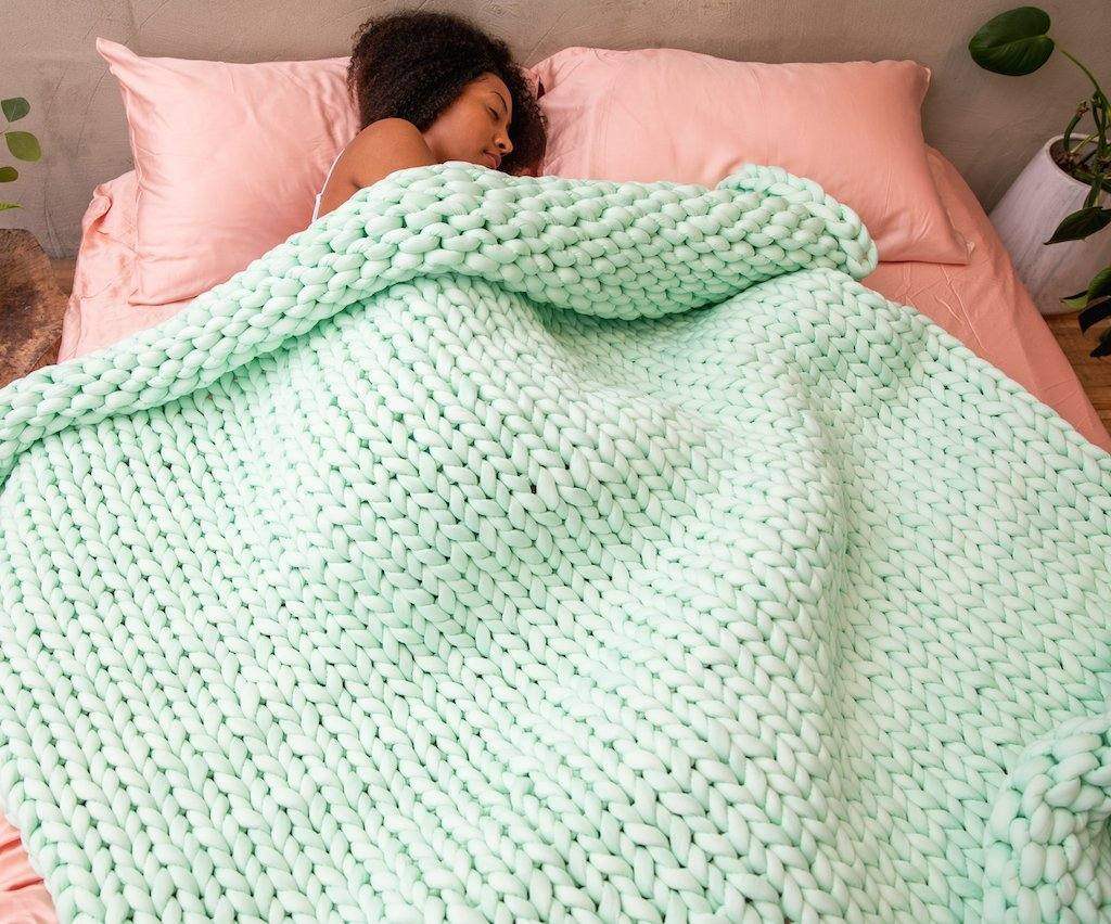 Knitted Weighted Blanket Knitted Weighted Blanket - Koala Comforts