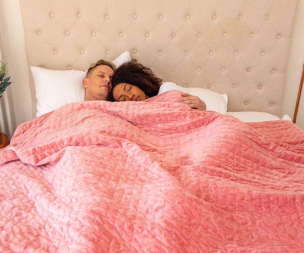 Minky Square Weighted Blanket Minky Square Weighted Blanket - Koala Comforts
