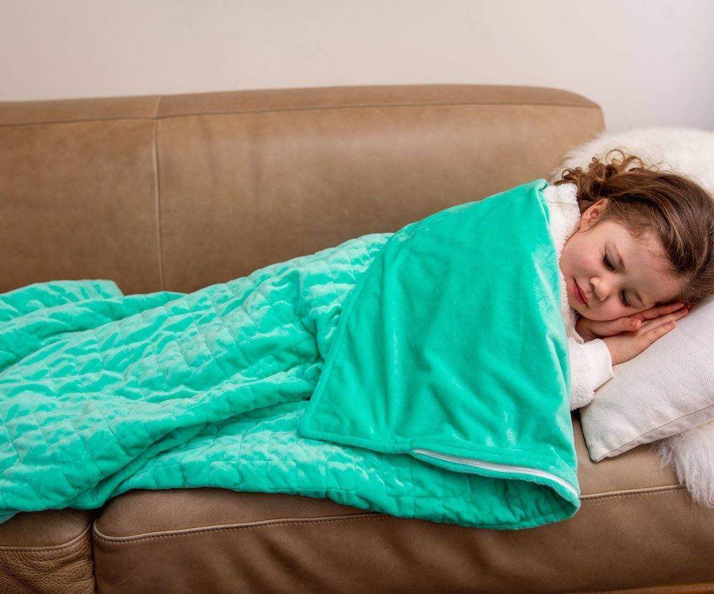 Minky Square Weighted Blanket Minky Square Weighted Blanket - Koala Comforts