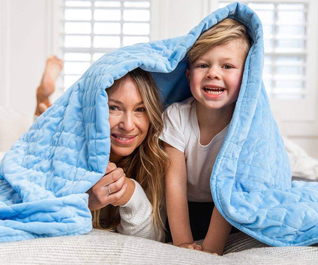 Minky Square Weighted Blanket Minky Square Weighted Blanket - Koala Comforts