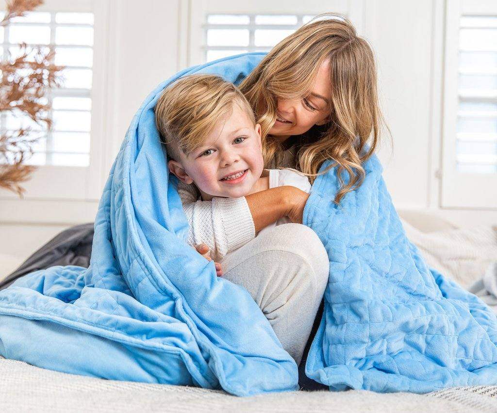 Minky Square Weighted Blanket Minky Square Weighted Blanket - Koala Comforts