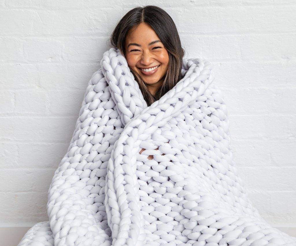 Knitted Weighted Blanket - Koala Comforts 