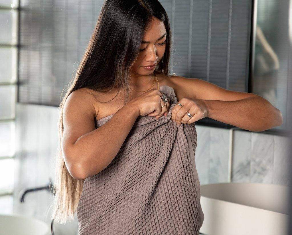 Waffle Bath Towels - Koala Comforts 