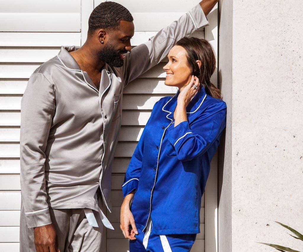 Women’s Satin Pyjamas-Long Set - Koala Comforts 