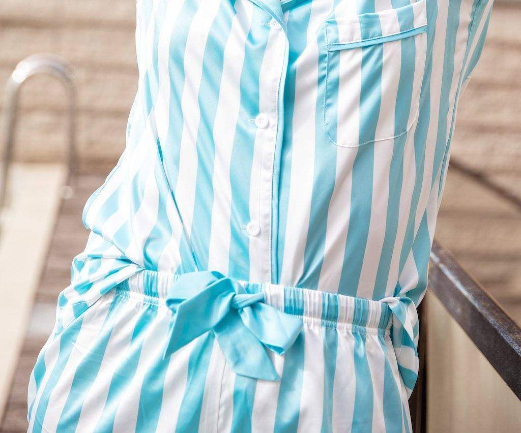 Women’s Satin Pyjamas -Short Set - Koala Comforts 