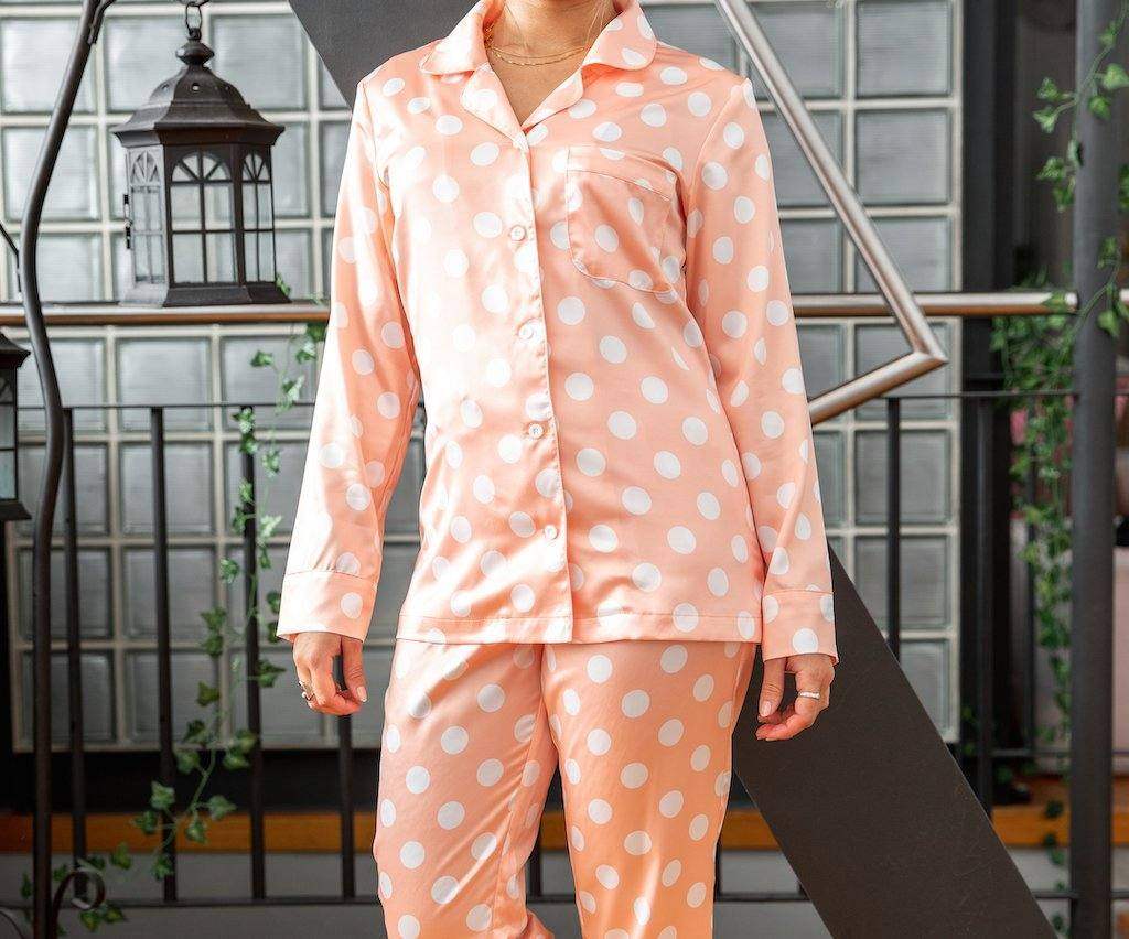Women’s Satin Pyjamas-Long Set - Koala Comforts 