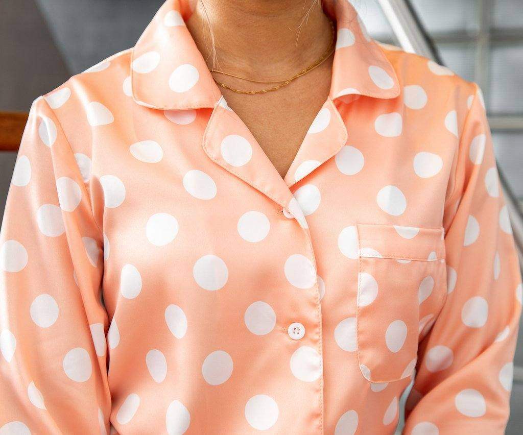 Women’s Satin Pyjamas-Long Set - Koala Comforts 