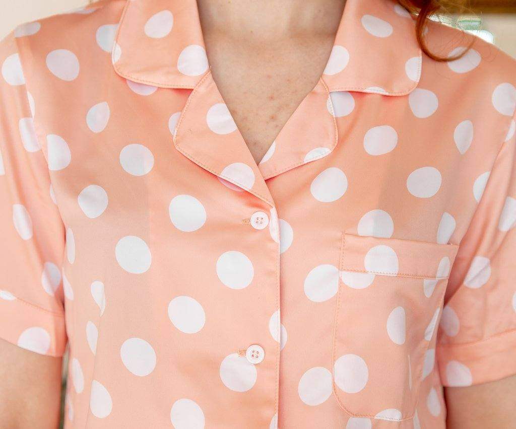 Women’s Satin Pyjamas -Short Set - Koala Comforts 