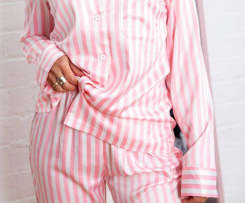 Women’s Satin Pyjamas-Long Set - Koala Comforts 