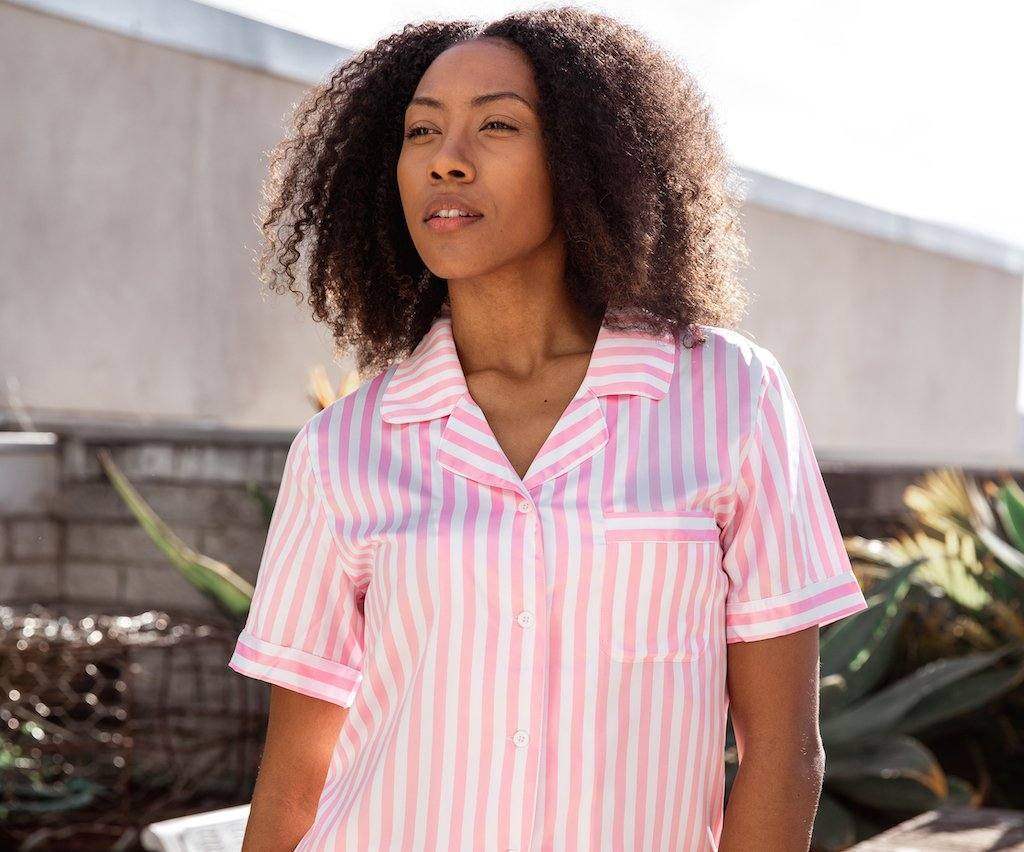 Women’s Satin Pyjamas -Short Set - Koala Comforts 