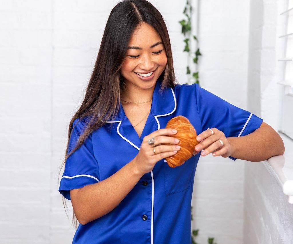 Women’s Satin Pyjamas -Short Set - Koala Comforts 