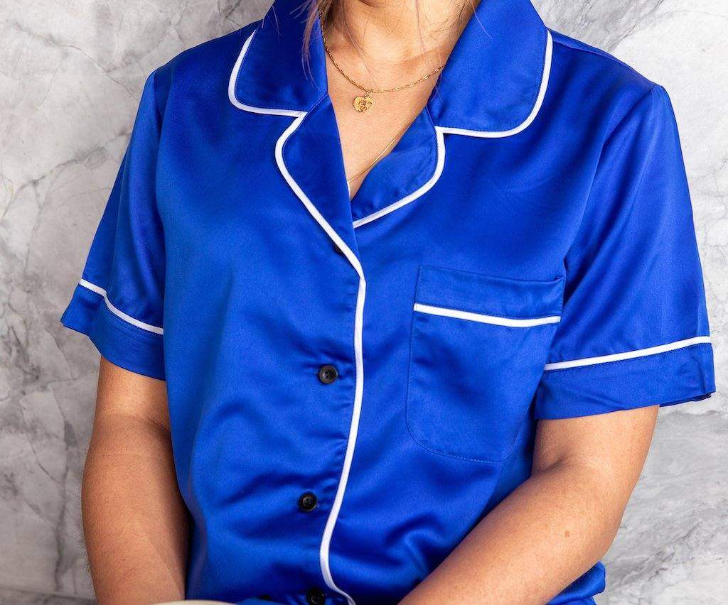 Women’s Satin Pyjamas -Short Set - Koala Comforts 